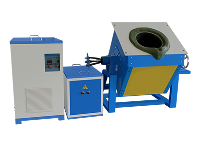 中頻35KW熔煉爐，金屬熔煉爐 小型頂出式熔煉爐